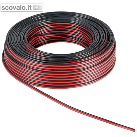 Cavo Altoparlanti Goobay 2x0,75 Mm² Trasparente – 100 Metri – Piattina Per Impianti Stereo