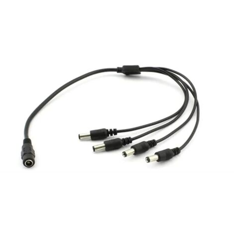 Splitter D'alimentation 8 Sorties Pour Caméras CCTV - Connecteur 5,5x2,1 Mm - Idéal Vidéosurveillance