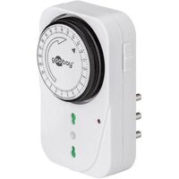 Presa Elettrica Temporizzata 24h BES TEC-32788 - Programmatore Meccanico Analogico Bianco