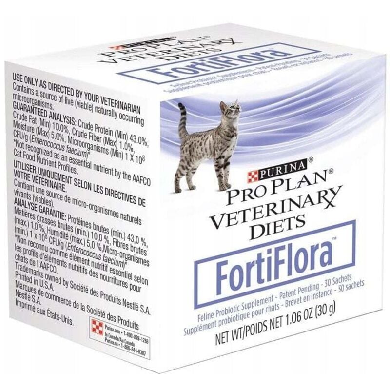 Purina Pro Plan FortiFlora probiotiques pour chat 30x1g