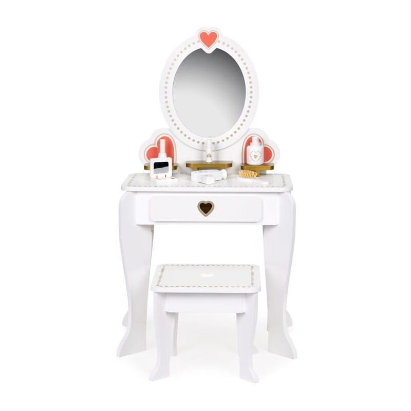 Coiffeuse enfant avec miroir en bois - CF9011