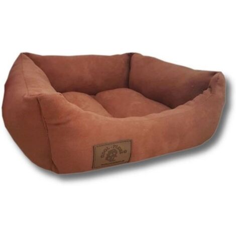 Lit pour chien - S - petit chien - 50 x 40 cm - marron - lit pour chien (1/3)