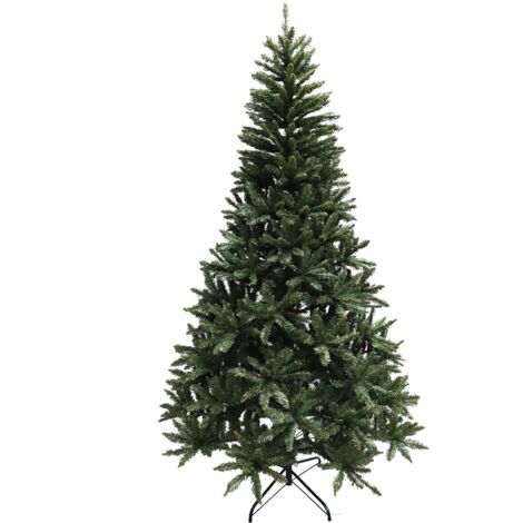 Sapin de Noël artificiel - 180 cm - vert sapin - socle en acier (1/5)