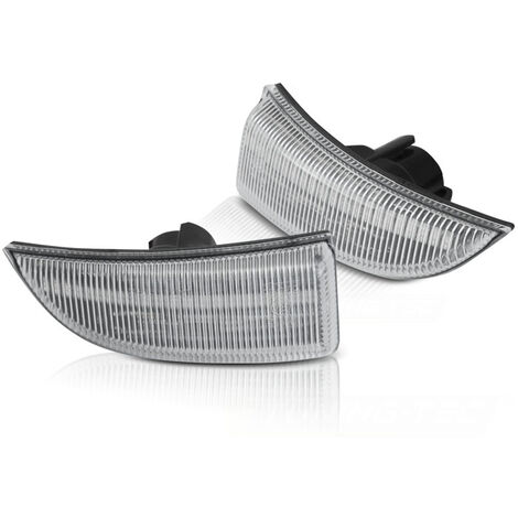 Rétroviseur clignotants RENAULT SCENIC III 09-15 / MEGANE III 08-16 LED BLANC (1/4)