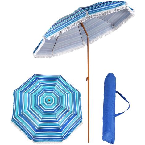 Parasol Compact 180 Cm Sun & Surf - Pliable UPF50+ Avec Sac - Ultra Résistant Vent 20km/h