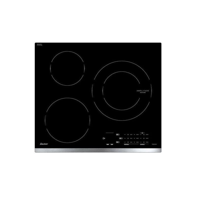 Plaque induction Sauter Plaque de cuisson induction 3 foyers 4000w noir spi  4360 x