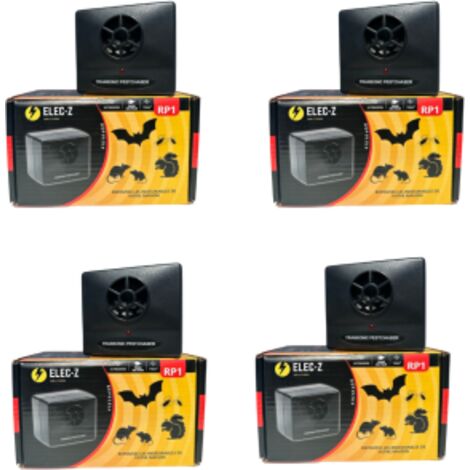 LOT 4 x RP1Répulsif Ultrason Efficace Anti Chauve-souris insecte Rongeur (1/5)