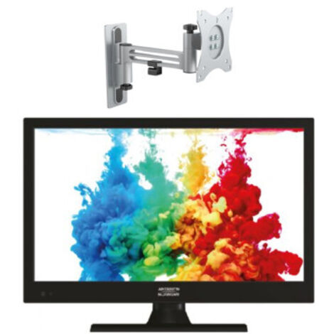 PACK ANTARION TV LED 15.6" 39cm Full HD + Support TV Camping car 180° Charge max 15kg (1/5)