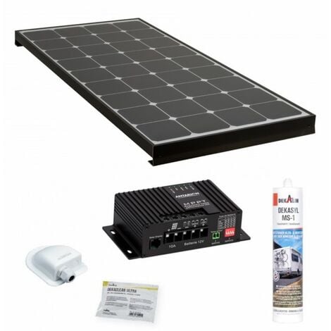 Pack ANTARION BLACK BOOSTER Panneau Solaire 120W + Régulateur solaire MPPT10