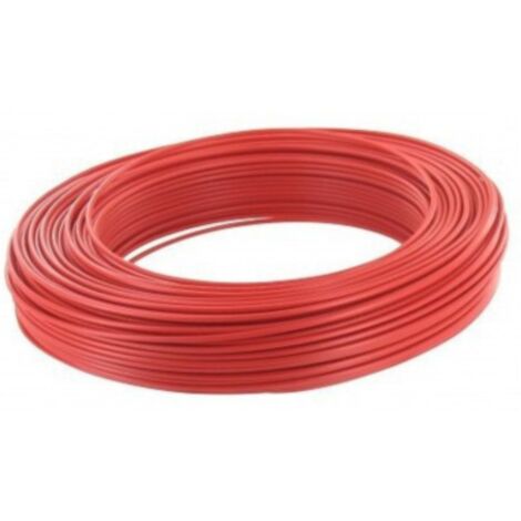 Câble souple H07V-K 10mm² rouge au mètre – Cuivre OFC multibrins pour circuits basse tension 12/24/48V – Normes automobiles – Antarion