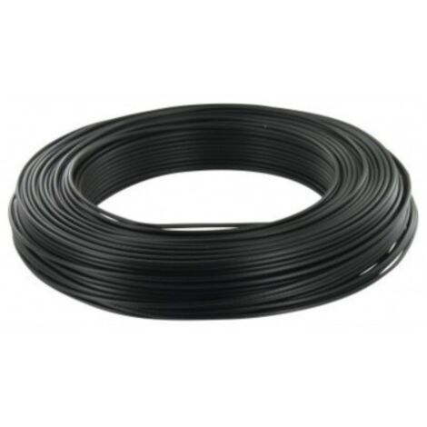 Câble souple H07V-K 4mm² noir – Multibrins 100% cuivre OFC – Pour circuits basse tension 12/24/48V – Vendu au mètre – Antarion