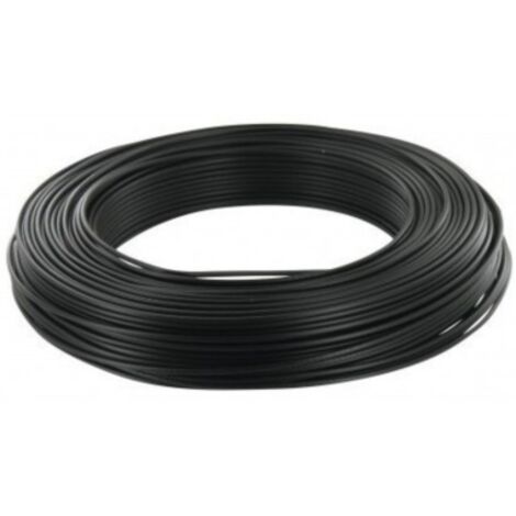 Câble souple H07V-K 10mm² noir au mètre – 100% cuivre OFC – Pour circuits basse tension 12/24/48V – Normes automobiles – Antarion