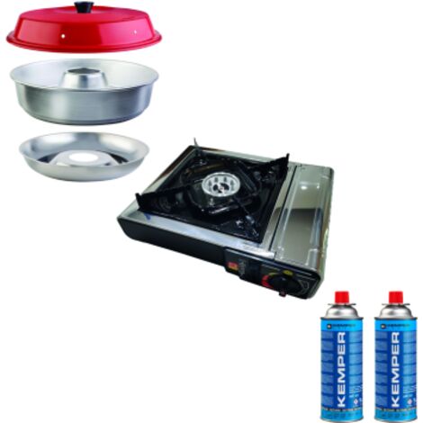 Four De Camping Portable - Sans Marque - NEUF - Argenté - Gaz