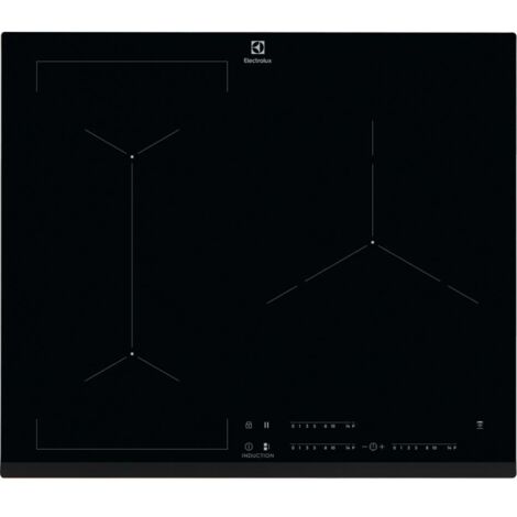 Electrolux – Plaque induction 3 foyers 7200W – Technologie Bridge pour planchas – Surface vitrocéramique – EIV63343