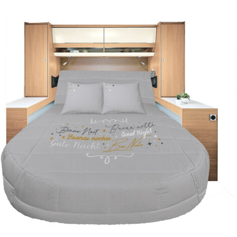 Prêt à Dormir 100% Coton Good Night 160 X 200 Cm Lit Central - Incasa