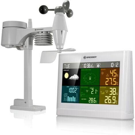 BRESSER Centrale météo 5-en-1 Comfort avec Écran en Couleurs (1/4)