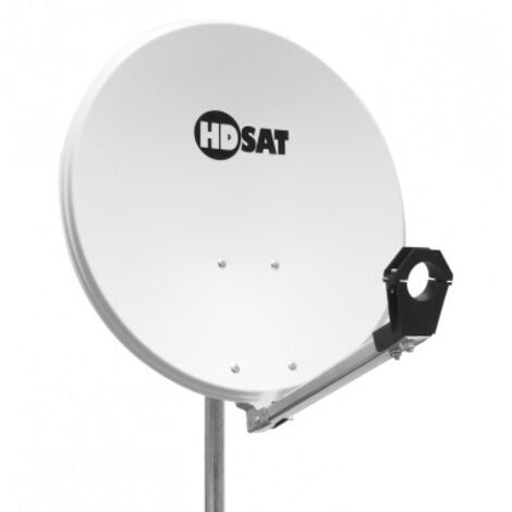 Kit Parabole MEGASAT 40cm + LNB Single + Câble 10m + Trépied | Parabole Camping/Caravane | Réception Satellite