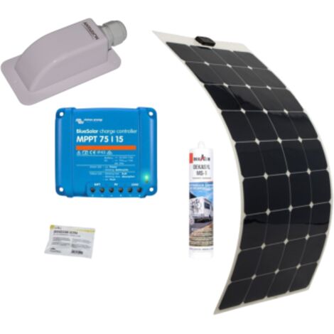 Pack ANTARION Panneau Solaire Souple 150W Van Life + Régulateur solaire VICTRON 220W 15A