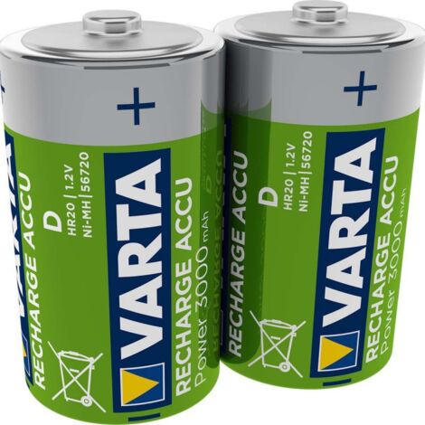 VARTA Recharge Accu Power 1,2V 3000 mAh - 2 Piec…