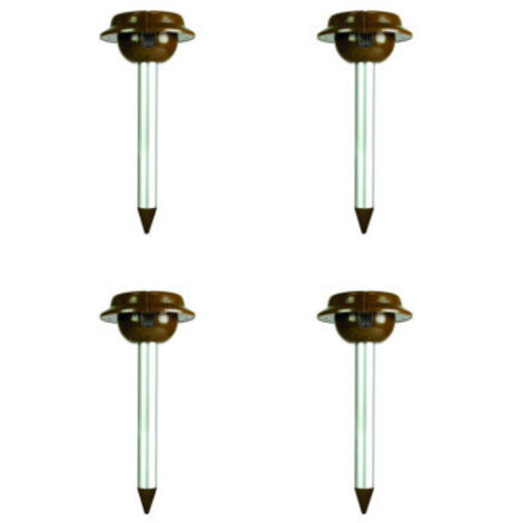 PACK 4 WEITECH Répulsifs Solaires Anti-serpent Lézar Jardin Repousse Serpent (1/3)
