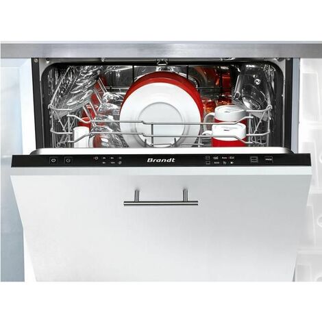 Lave-vaisselle Comfee Lave vaisselle encastrable 60cm intégrable 14  couverts 44dB 8 programmes Blanc-Énergétique D