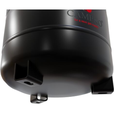 Antarion CAMPKO Bouteille GPL Bluetooth Réservoir 15L 6kg Noir Camping Car Fourgon