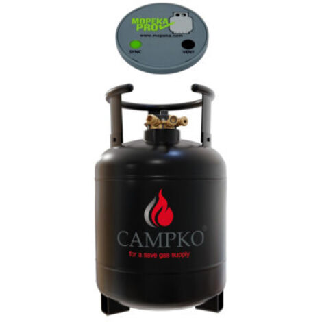 PACK CAMPKO Bouteille GPL Bluetooth Réservoir 15L + jauge Bluetooth Camping car (1/5)