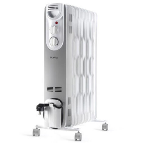 SUPRA Radiateur à Bain d'Huile 2000W Thermostat Mécanique (1/4)
