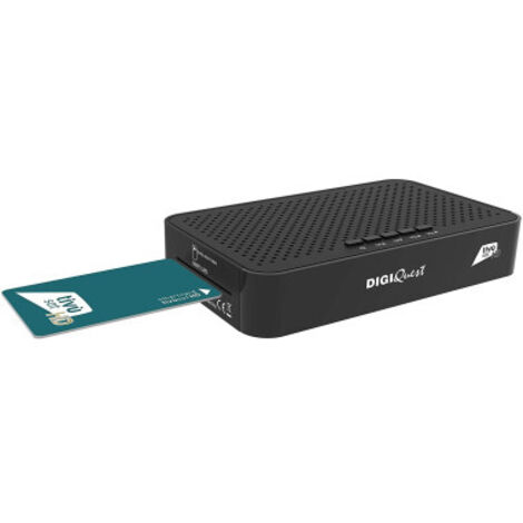 DIGIQUEST Q30-S2 Récepteur Labellisé Tivusat HD Carte Activée Chaines Italiennes