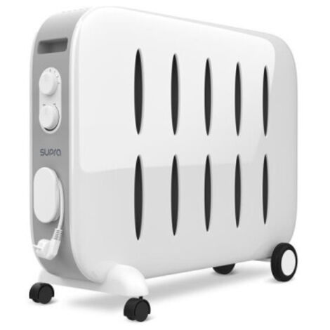 Supra – Radiateur électrique à chaleur douce 2000W – Surface jusqu'à 30 m² – 3 niveaux de chaleur – Éléments céramiques chauffants (1/4)