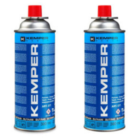 Pack KEMPER 2x Cartouches de Gaz Butane 227gr Camping (1/2)