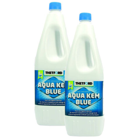 PACK THETFORD 2x Aqua-Kem Bleu Additif Sanitaire Toilette Portable Camping (1/2)