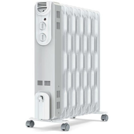 SUPRA Radiateur A Bain D'Huile 2500 W Thermostat Mécanique