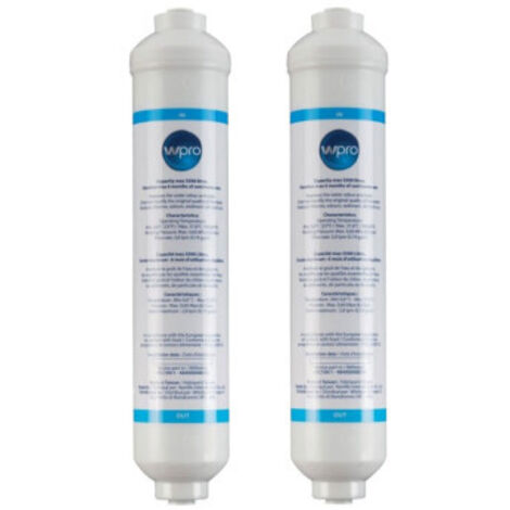 Lot De 2 Filtres Purificateur Air Wpro PUR202 - Anti-odeurs Pour Réfrigérateur - Technologie Microban