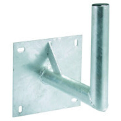 HDSAT Bras coudé Déport 250mm Diamètre 40mm Acier Galva Fixation antenne parabole satellite (1/2)