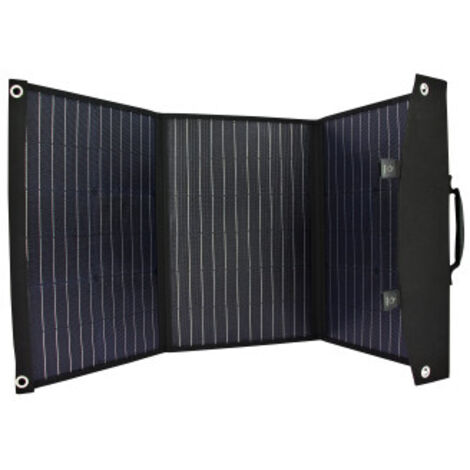 EZA Panneau Solaire Portable Pliable 60W Cellules Monocristallines Sorties USB (1/4)