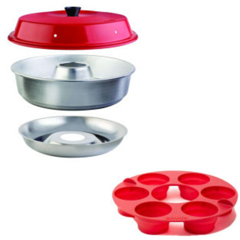 PACK OMNIA Four Nomade Compact + Moule à Muffins 6 Compartiments Camping-Car Van Bateau (1/5)