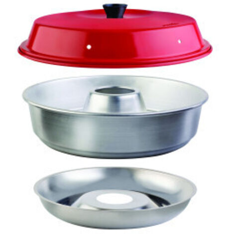Four nomade compact 2L – Châssis inox SS430 – Cuisinez sur gazinière ou réchaud – Cuisson douce et homogène – Pour camping-car, van, bateau