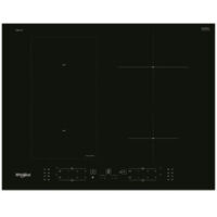 Whirlpool – Plaque induction 4 foyers 7200W – FlexiCook avec 6ème Sens – Commandes tactiles – Revêtement iXelium facile à nettoyer