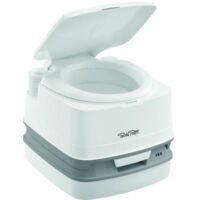 Toilette portable 12L 100% autonome – Pour camping-car, bateau et fourgon – Chasse d'eau à pompe à soufflet – Dimensions 33x38.3x42.7cm – Thetford