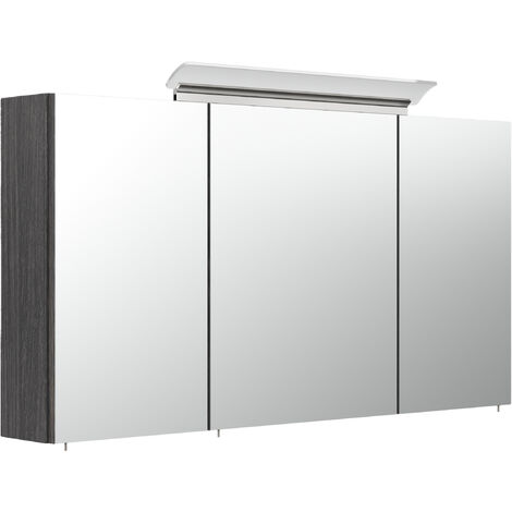 Allibert Armoire De Toilette Eclairante 60 Cm 2 Portes Miroirs Blanc Brillant Prise Ute Juno Tnt 823073