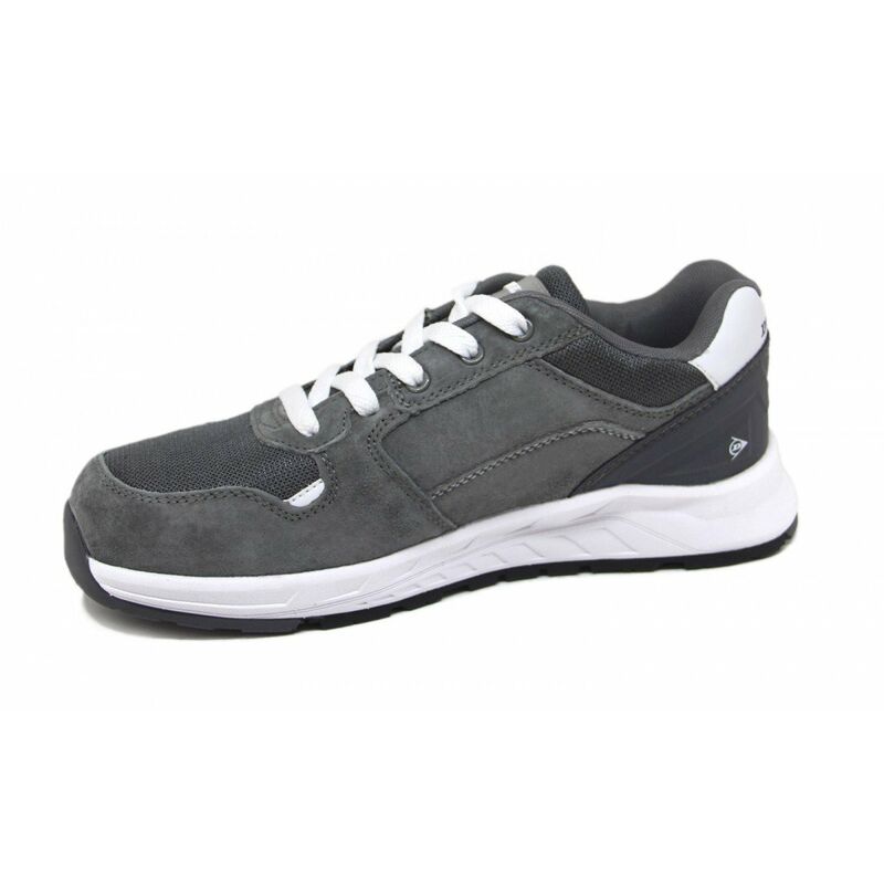 DUNLOP Zapato de Seguridad S3 STORM Charcoal, Piel de Ante y MesH, Puntera  Fibra de Vidrio - DL0201061