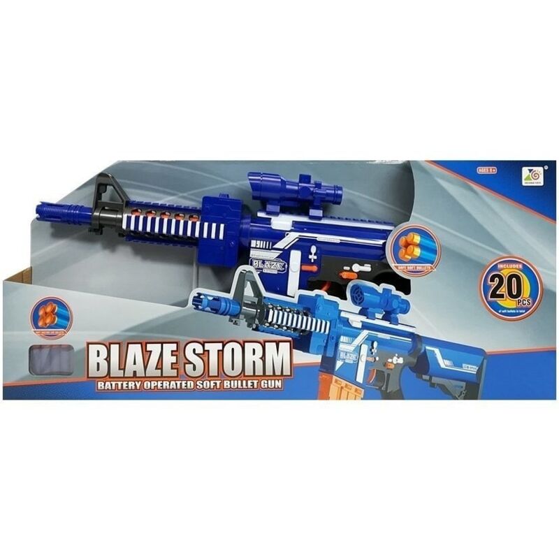 Blaze Storm NURF Spielzeugpistole Scharfschutze 72 cm 20 Patronen