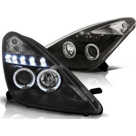 Scheinwerfer Dual Halo Felgen TOYOTA CELICA T230 99-05 ANGEL EYES SCHWARZ