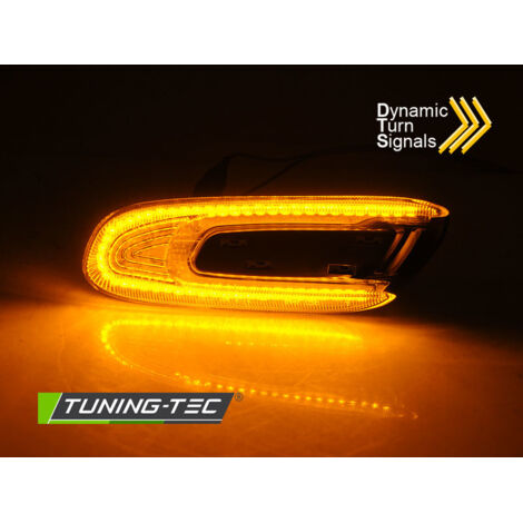 Smoked LED Side Marker Lights For Mini Cooper F55 F56 F57 2014-2019 – Front Left Right Set
