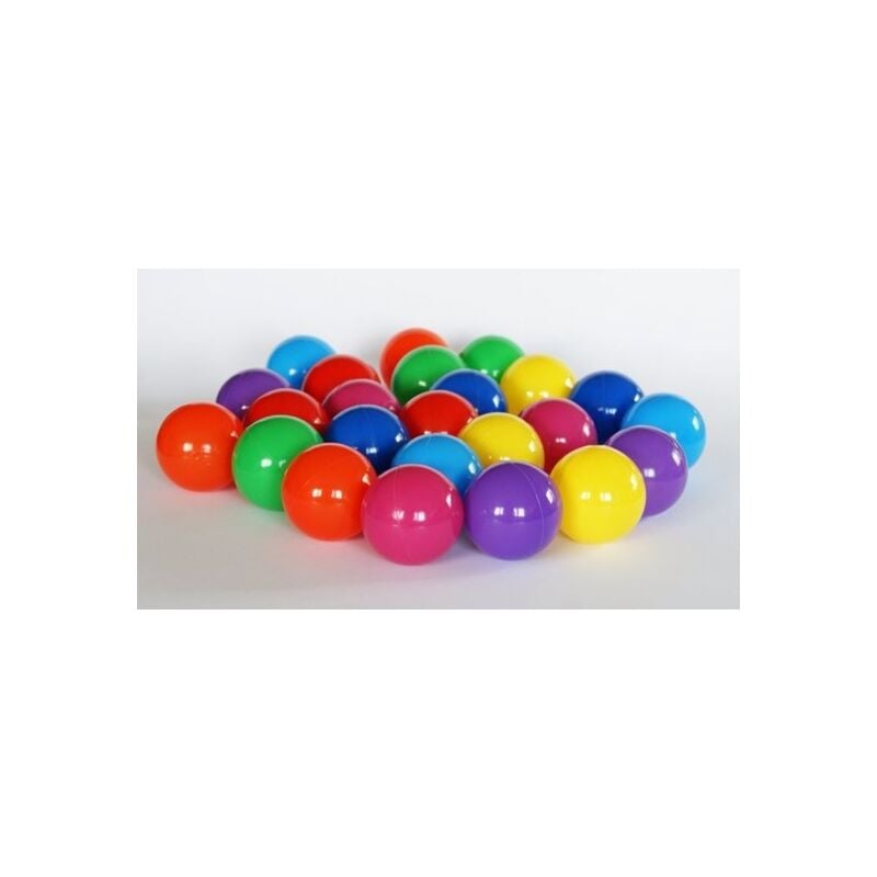 Palline 300 pezzi 7 cm, rosso, verde, viola, rosa, giallo, blu