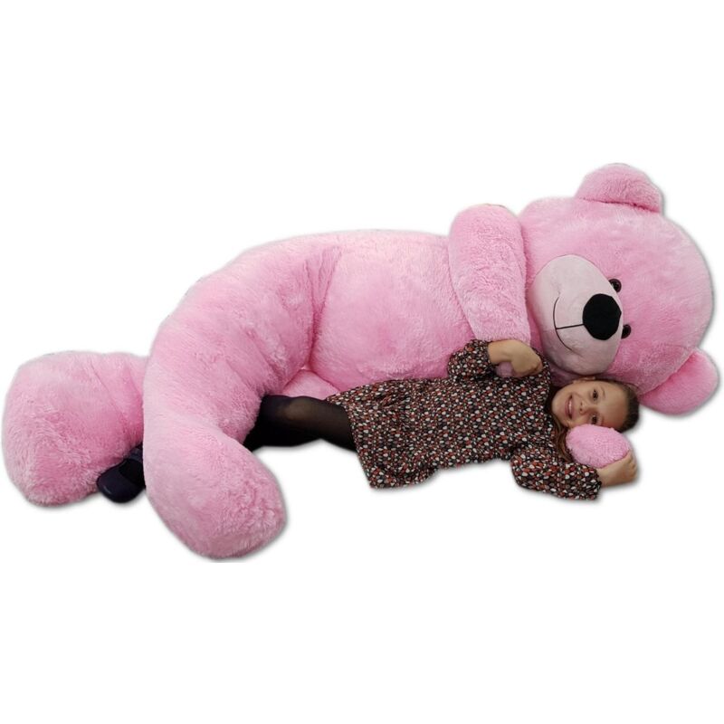 Orso di peluche animali farciti con fiore di rosa, peluche peluche