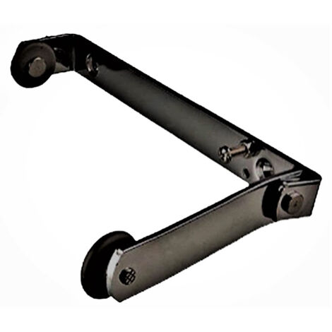 SELECTEUR de PORTE KLOSE besser ACIER ( NOIR,BLANC,GRIS,NICKEL Satin, au Choix) Noir (1/2)