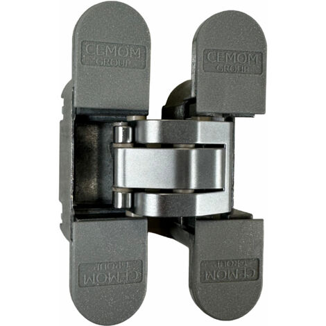1 Charnière Invisible ESTETIC 80/A HP CEMOM MOATTI 111.5 mm Réversible, 3 Couleurs au Choix. Argent