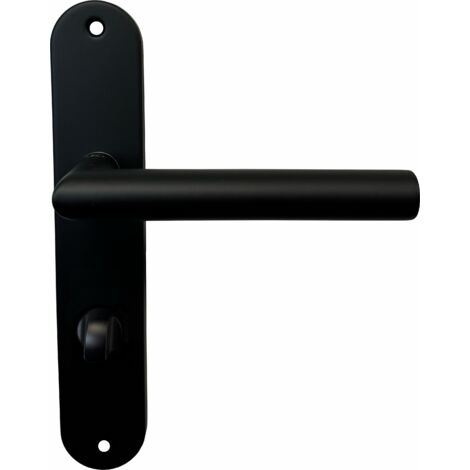 ENSEMBLE sur PLAQUES "MAXI VIENNA" NOIR INOX 304 KLOSE besser Noir - A Condamnation sans Voyant GAUCHE